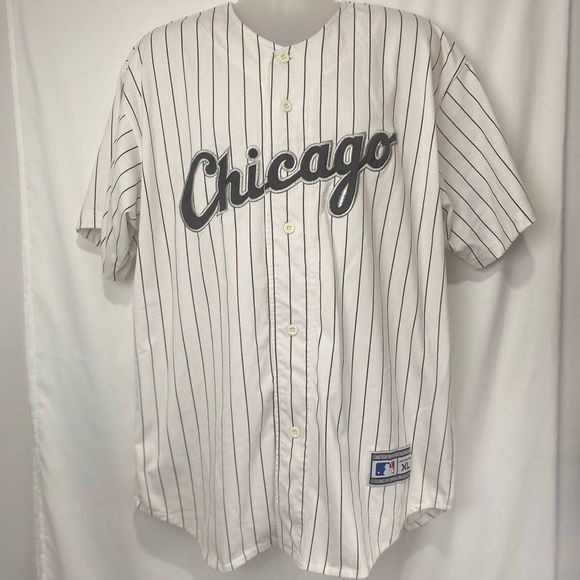 STARTER 90's MLB Chicago White Sox Home Jersey // XL // VTG - Picture 2 of 13